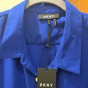 DKNY Royal Blue Button Down Shirt